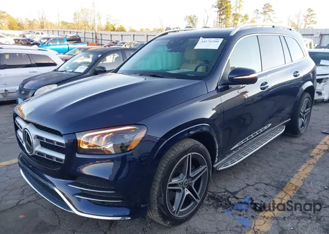 2022 Mercedes-Benz Gls 450 4Matic из США, поврежденный, VIN 4JGFF5KE8NA666518